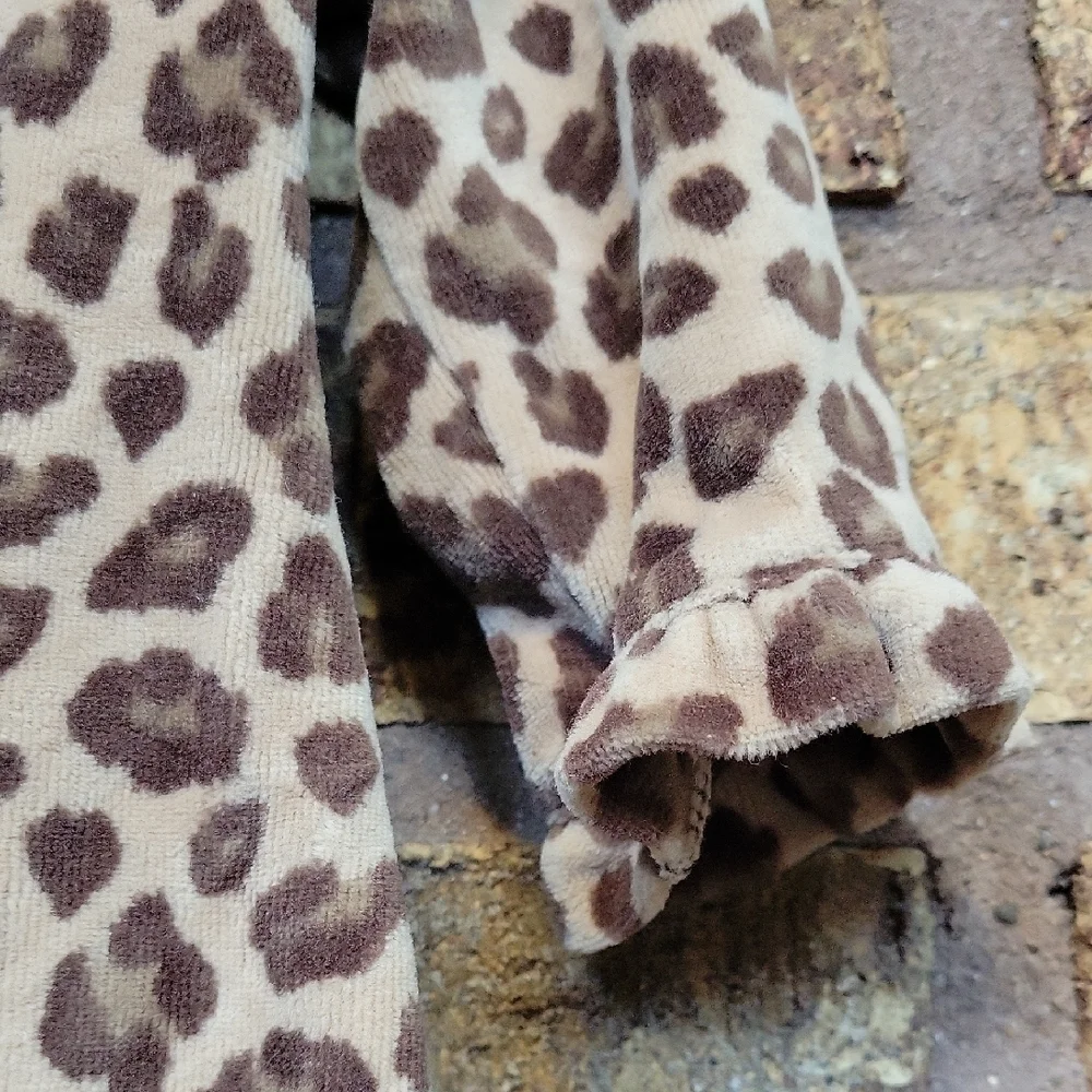 BABY GAP Leopard Animal Print Dress SIZE NEWBORN (3-6M)